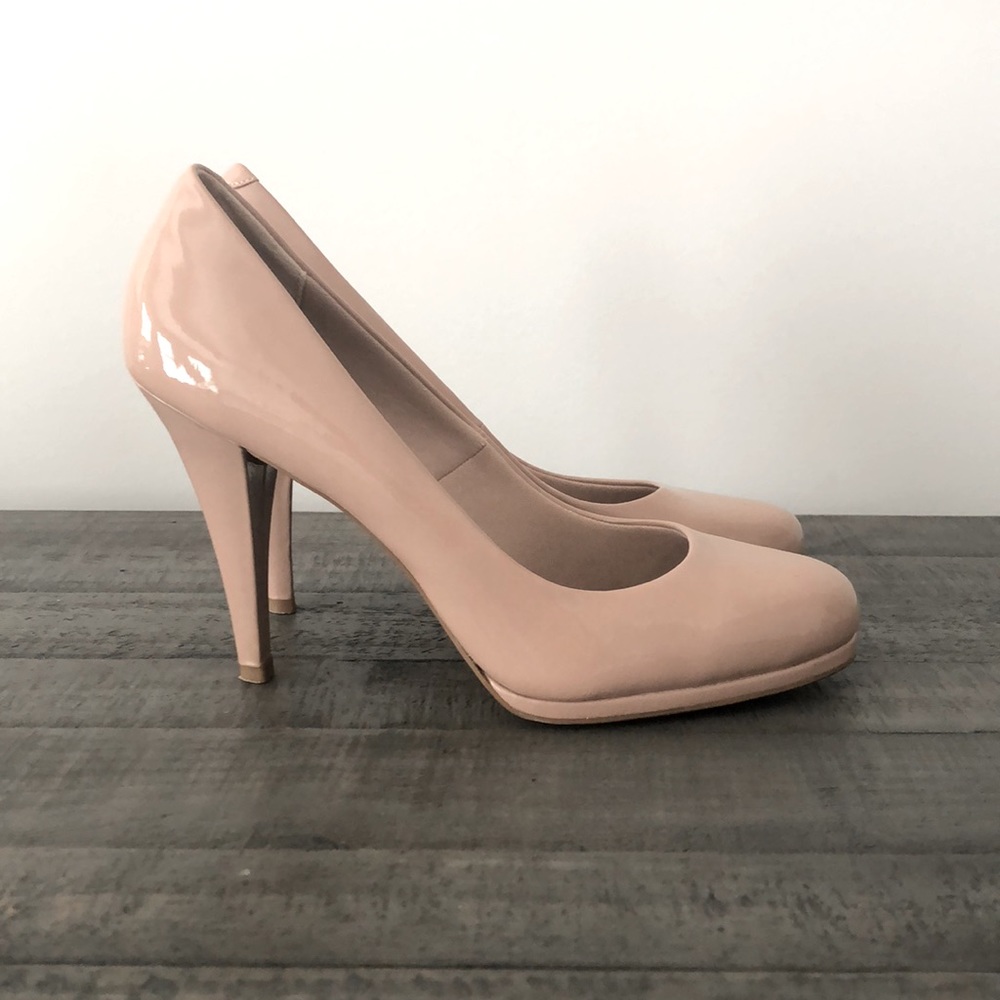 Nude high heels